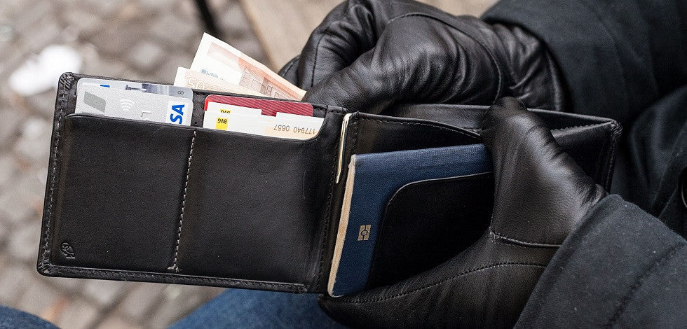 Bellroy Premium Leather Travel Wallet - RFID Blocking Passport Holder & Organizer for Men & Women | Perfect for Airports, Business Trips & International Travel