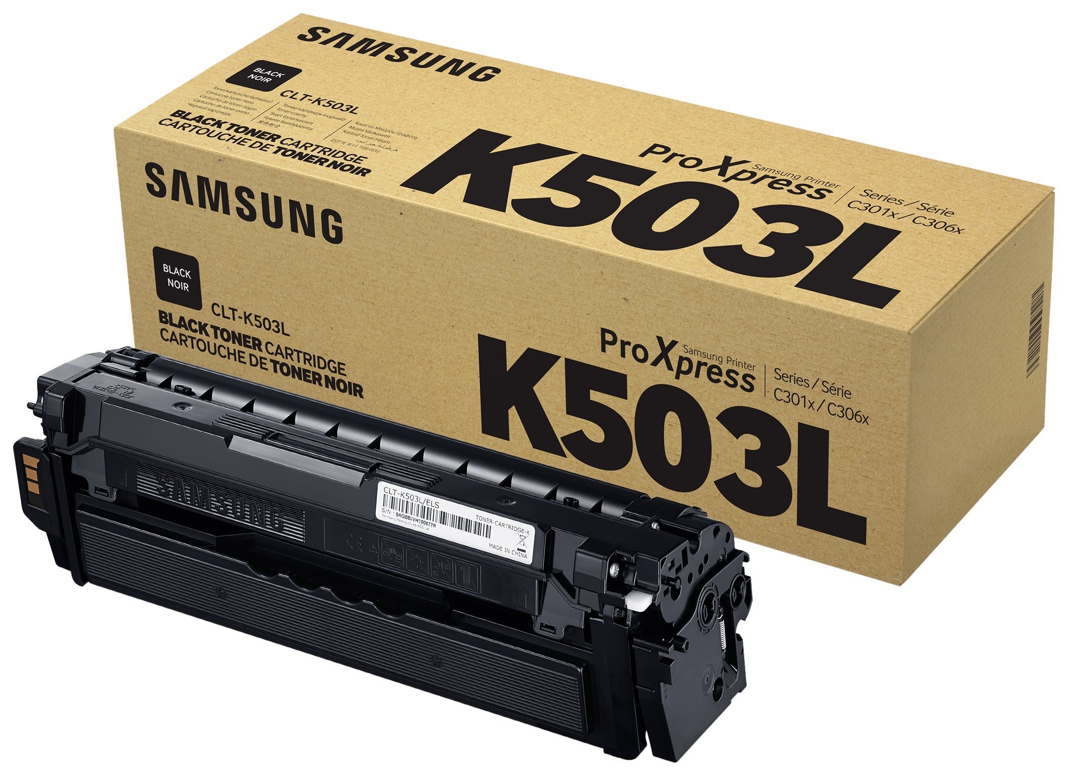 HP Samsung SU150A CLT-K503L High-Yield Black Toner Cartridge - Compatible with Laser Printers for Office & Home Use