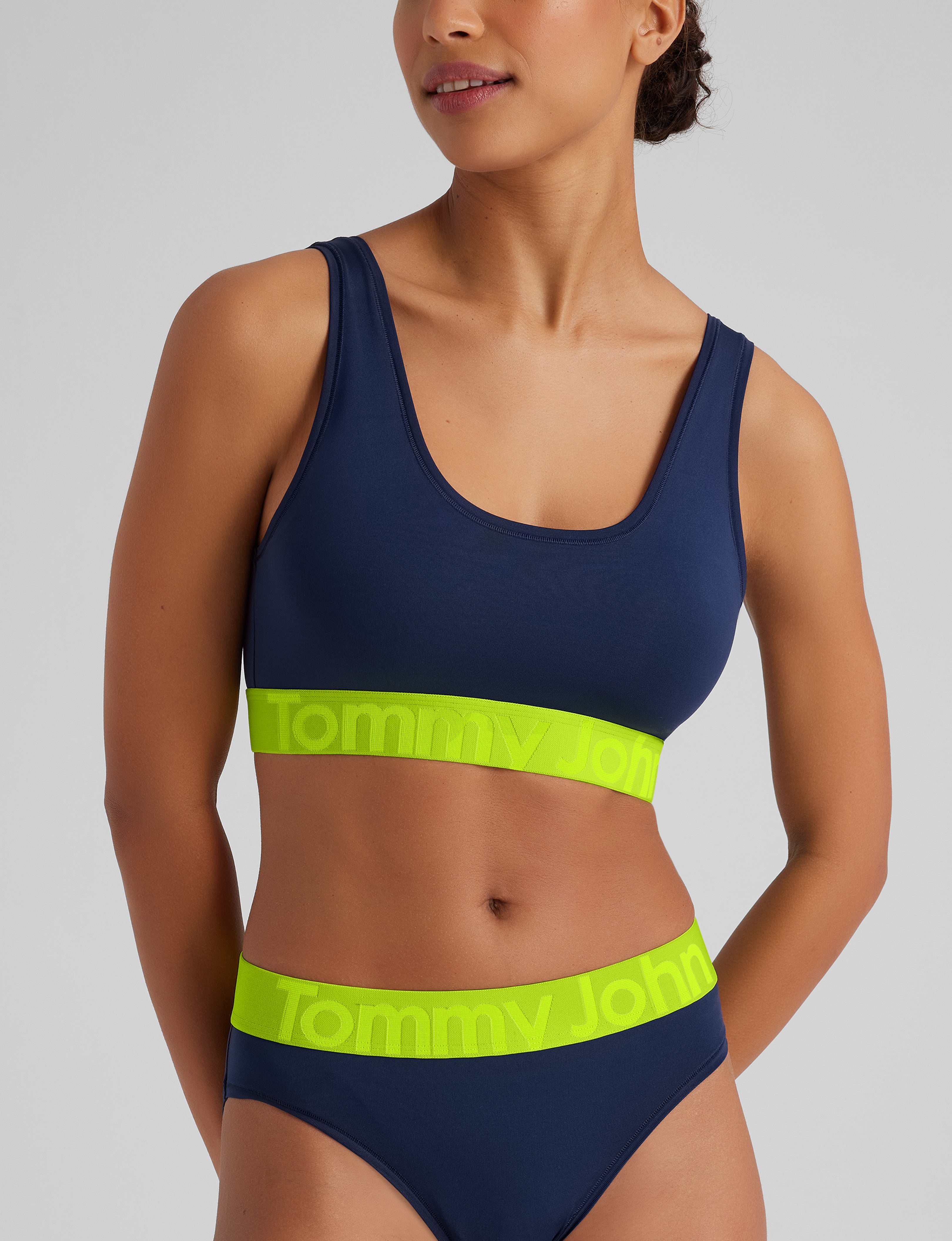 360 Sport Scoop Bralette & Bikini Set - Seamless Workout & Swimwear for Women - Perfect for Yoga, Gym, Beach & Summer Activities