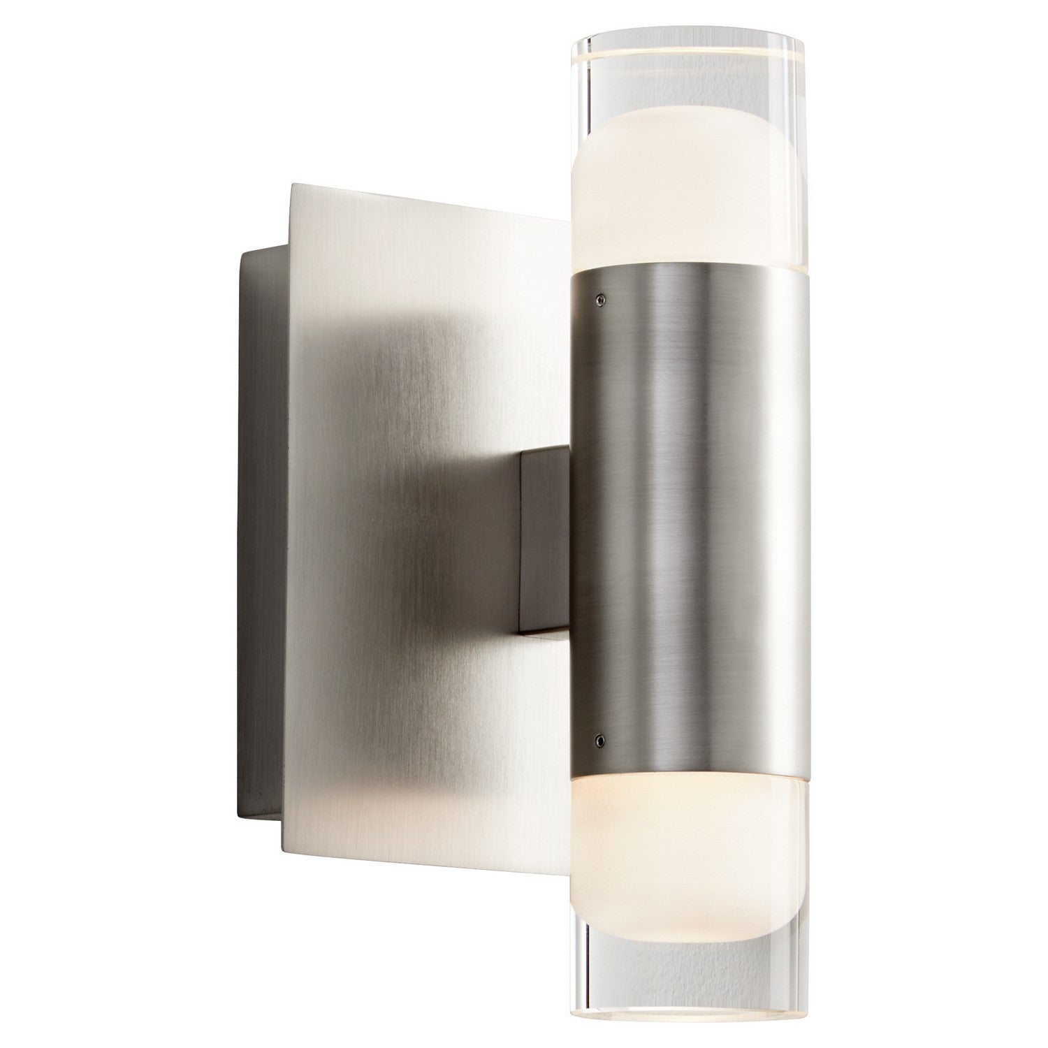 Oxygen Alarum 3 594 24-Inch Wall Sconce Light in Satin Nickel Finish - Perfect for Bedroom, Hallway & Living Room Lighting