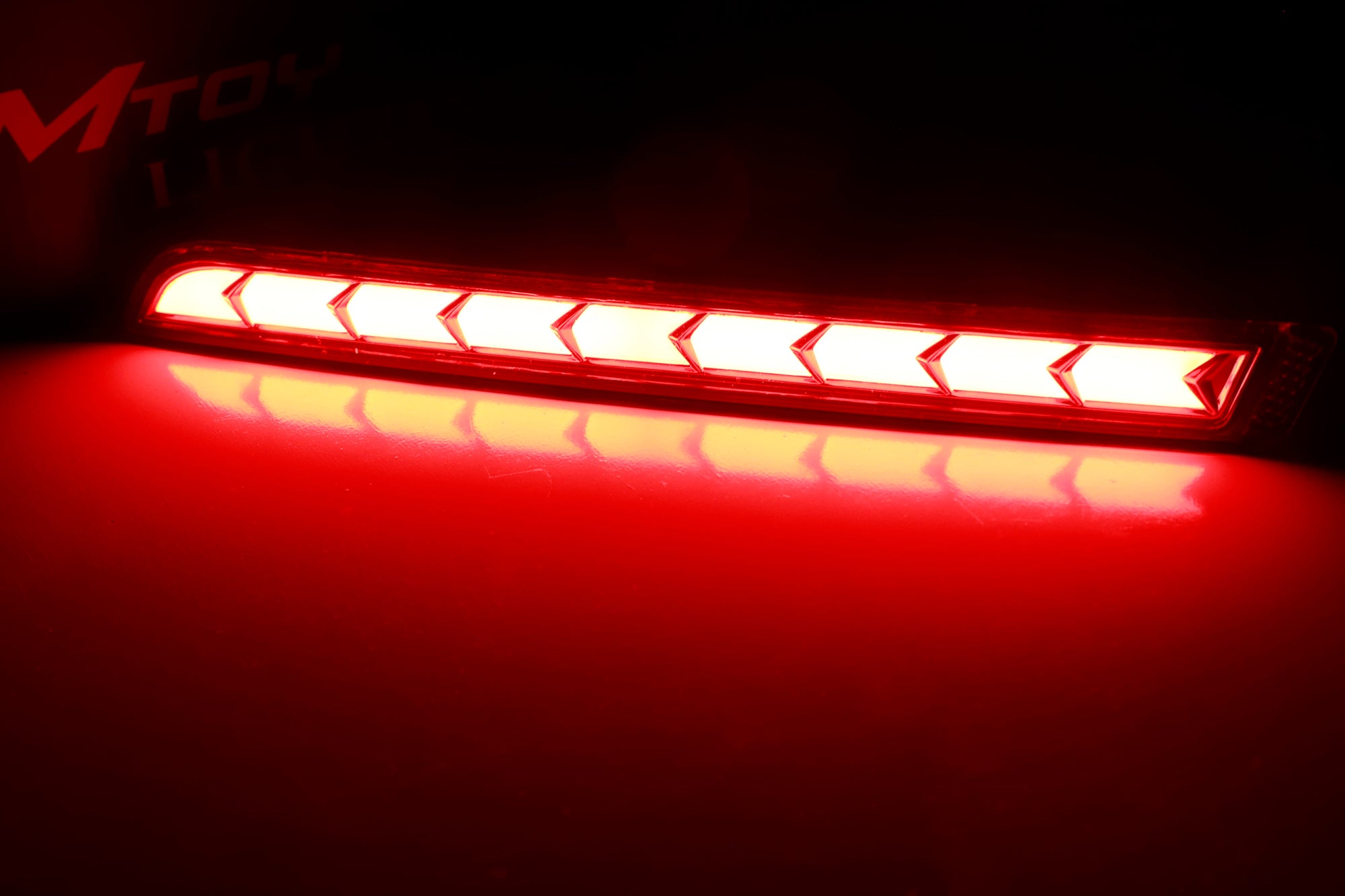 Blackout Smoke Lens Full LED Rear Bumper Reflector Lights for 2023+ Toyota Sequoia - Upgrade Your Truck's Style & Safety for Night Driving & Off-Road Adventures