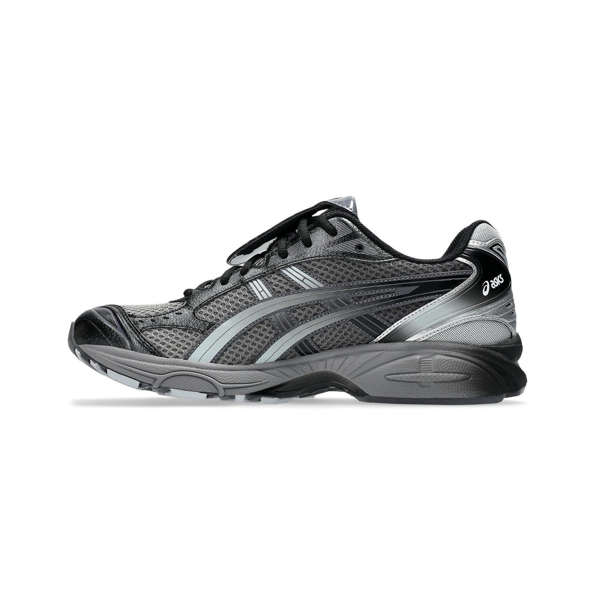 ASICS Gel Kayano 14 Running Shoes for Men - Black Grey (2024 Release) - Premium Cushioned Sneakers for Marathon Training & Museum Walking Comfort