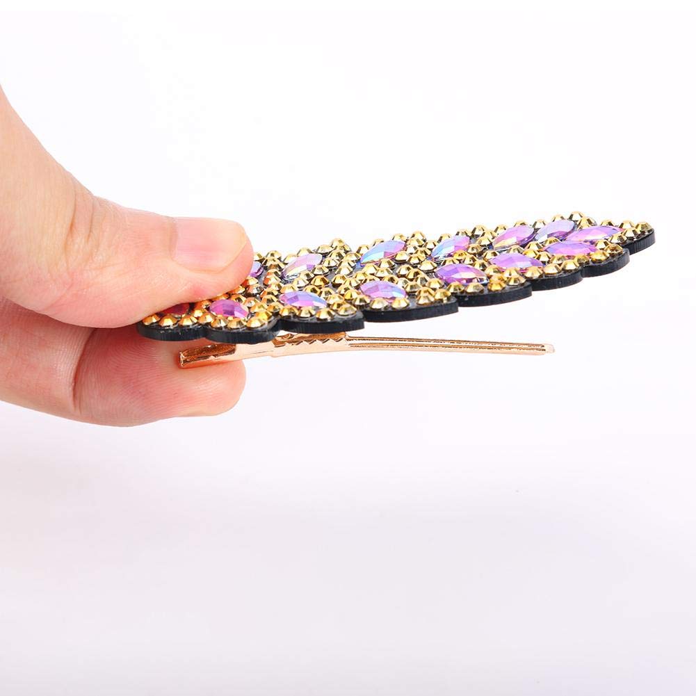 3PCS DIY Crystal Leaf Hair Clips - 5D Handmade Women's Hairpins, Barrettes & Bobby Pins for Wedding, Party & Daily Use - Elegant Hair Accessories for Women & Girls