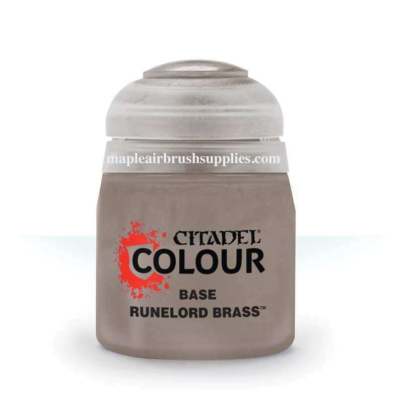 Citadel Base Runelord Brass - Premium Miniature Display Base for Warhammer & Tabletop Gaming - Perfect for Wargaming, Dioramas, and Collectible Figurines