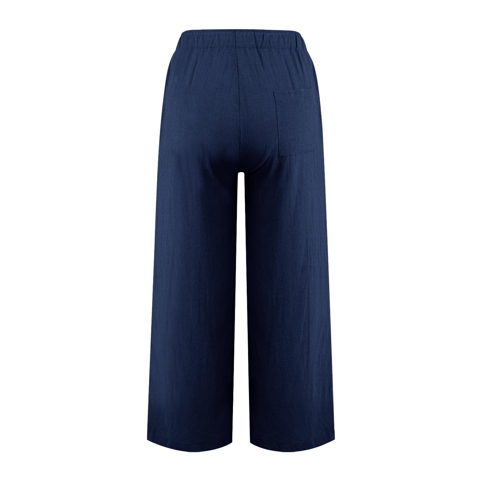 Women's Fashion Palazzo Pants - Casual Wide Leg Trousers with Drawstring High Waist & Pockets | Comfy Lounge Pants for Yoga, Travel & Summer Outfits 2024