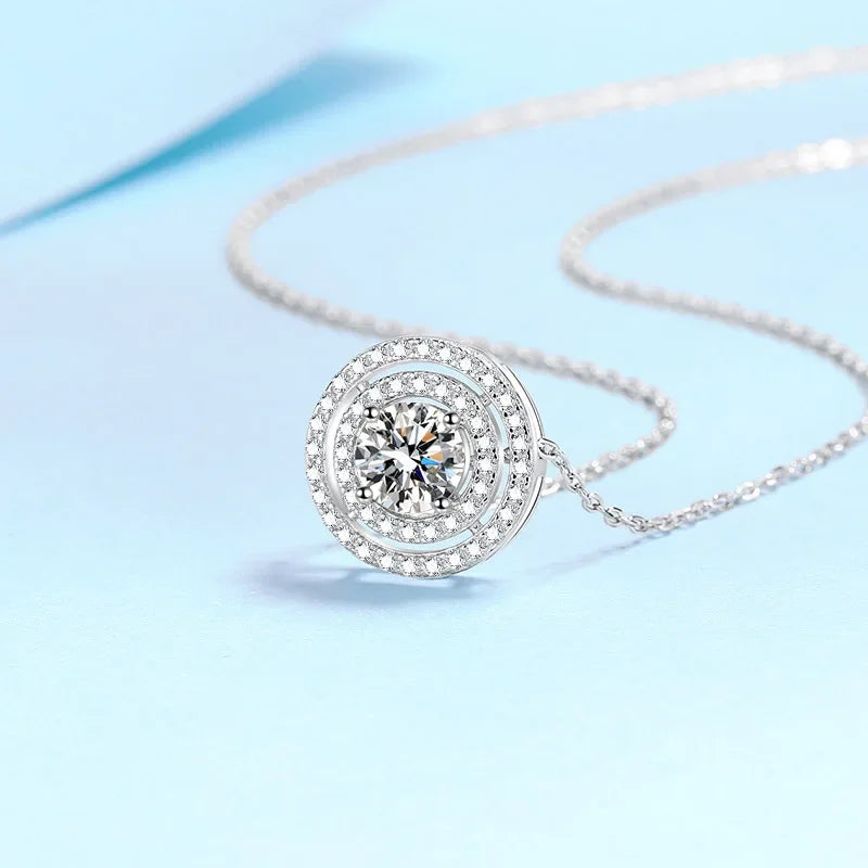 Glint of Purity Necklace - Elegant Sterling Silver Pendant for Women | Perfect for Everyday Wear, Date Nights & Special Occasions