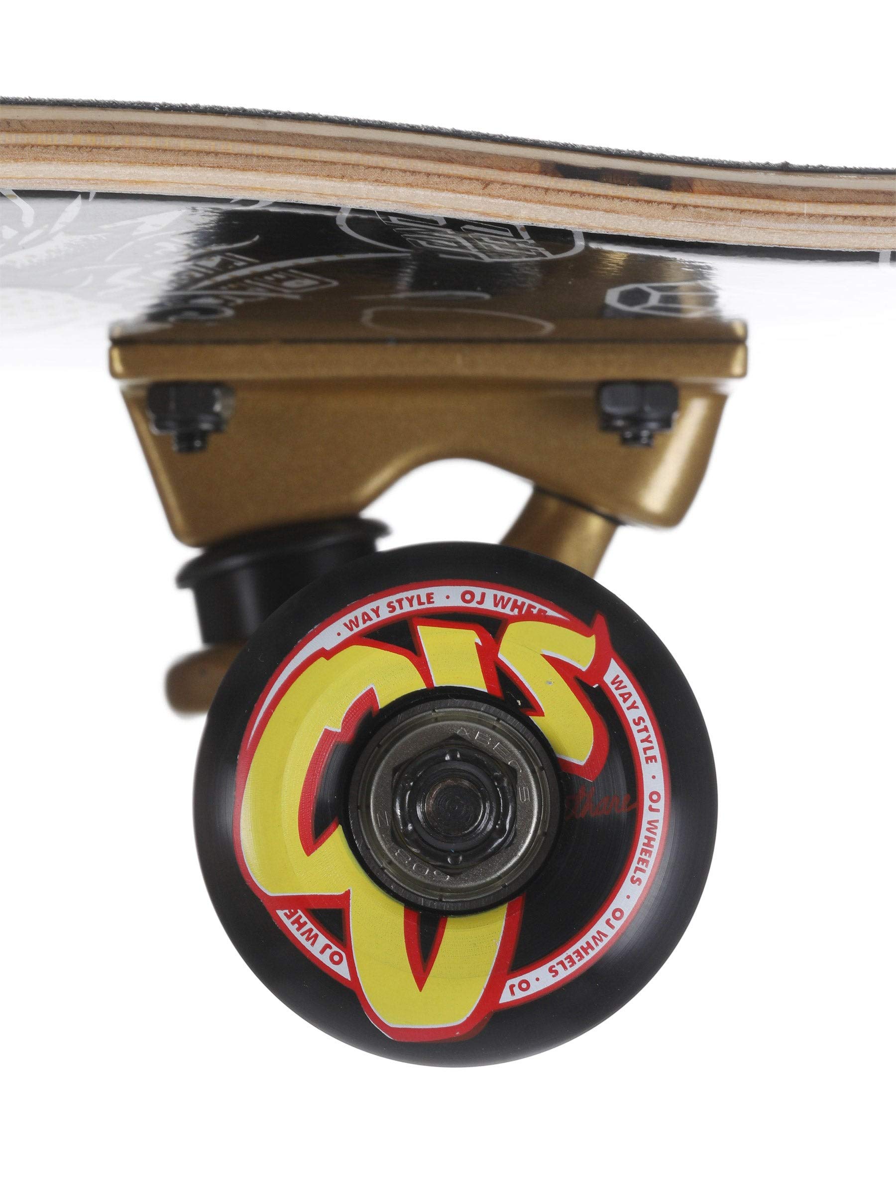 Santa Cruz Skateboards Jackpot Hand Complete Skateboard - High-Performance Cruiser Board for Street & Park Riding | Perfect for Commuting, Tricks & Skatepark Fun