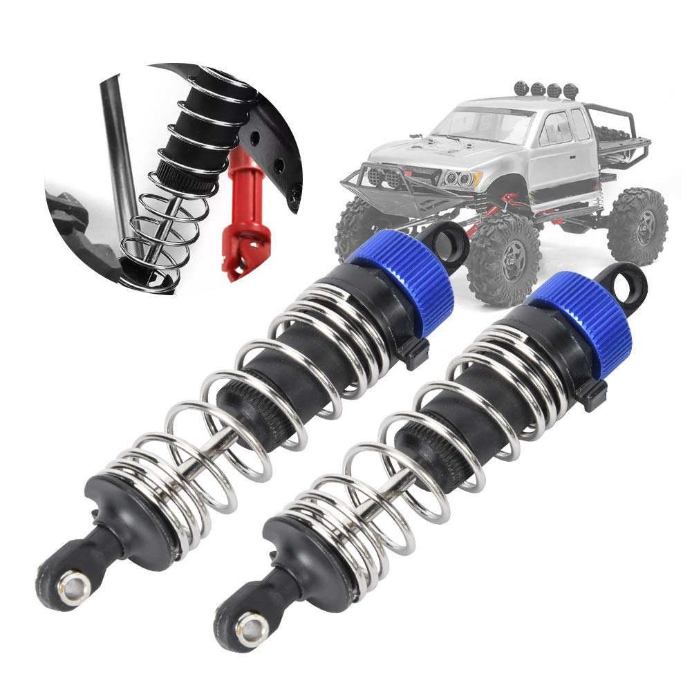 Tbest 1:10 Scale RC Shock Absorbers - Heavy Duty Plastic & Metal Front Shock Struts for 1/10 RC Crawler Cars, P1951 Replacement Parts | Off-Road Racing, Rock Crawling, RC Vehicle Upgrades