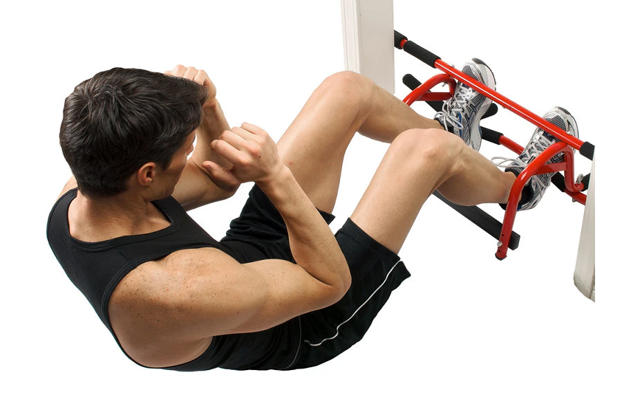 Gofit Elevated Chin Up & Sit Up Station - Portable Home Gym Equipment for Full Body Workout - Perfect for Home, Garage, and Office Fitness Training