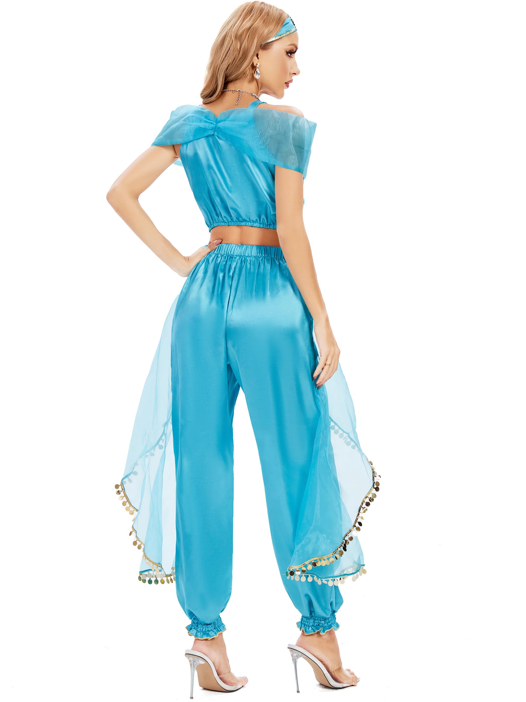 Funna Women's Princess Costume Dress - Elegant Halloween, Cosplay & Party Outfit for Women - Perfect for Costume Parties, Themed Events & Dress-Up Fun