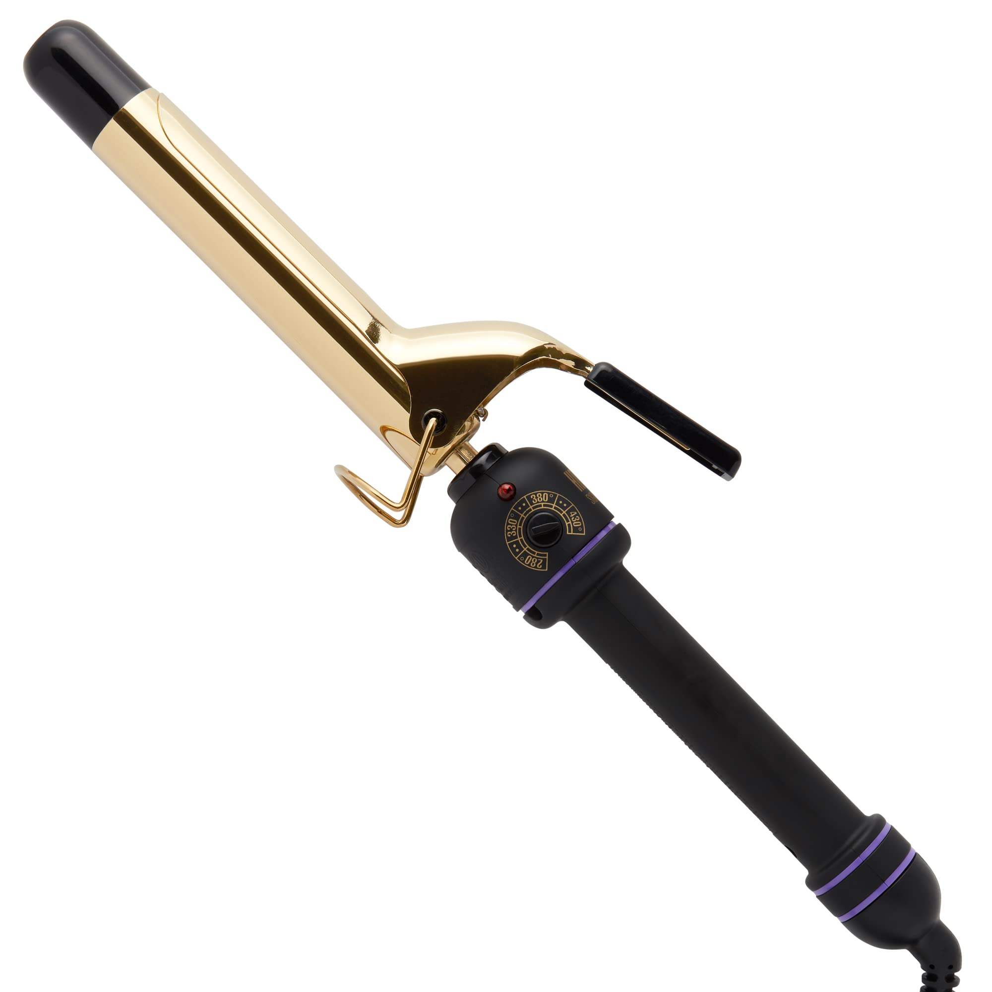 Hot Tools Black Gold 2000-Watt Ionic Hair Dryer & 1-inch Signature Gold Curling Iron Set - Professional Salon Quality Hair Styling Tools for Smoothing, Volumizing & Curling at Home