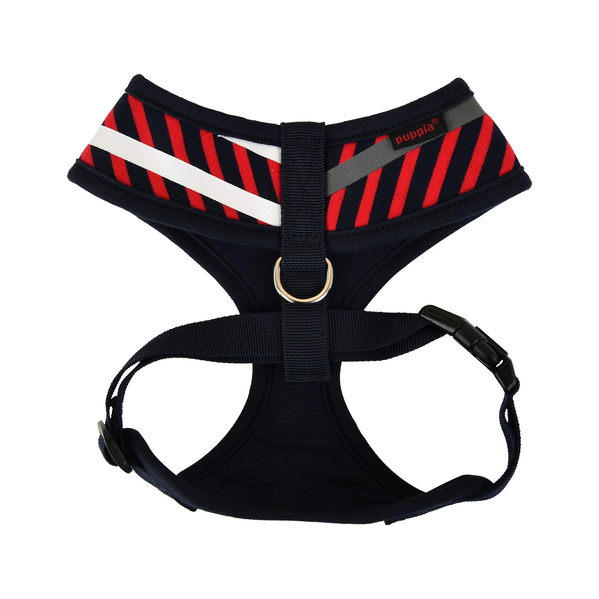 Puppia Briton Harness A - Red - Small Size - Adjustable Dog Harness for Small Dogs - Perfect for Walking, Running, and Outdoor Adventures
