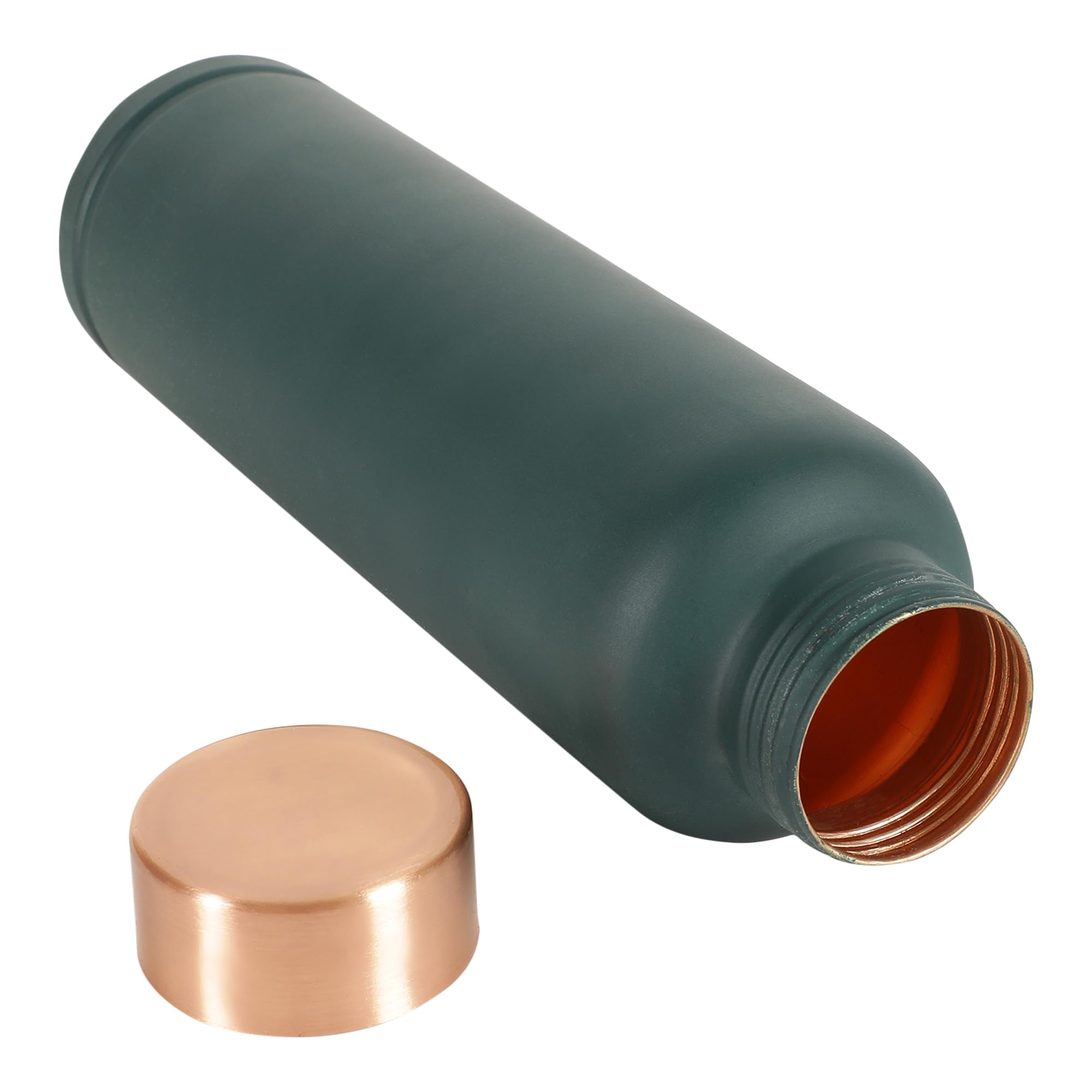 Premium Copper Water Bottle - Eco-Friendly & Stylish for Daily Hydration | Happy Anniversary Gift in Elegant Printed Black Box (Green) | Perfect for Travel, Gym & Office Use