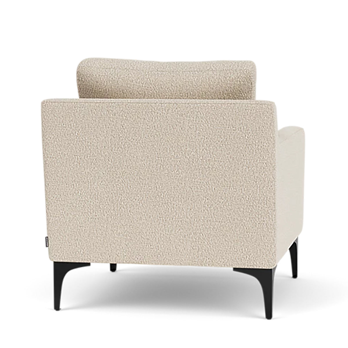 Astha Boucle Armchair - Modern Velvet Accent Chair for Living Room, Bedroom & Office - Soft Upholstered Lounge Chair with Solid Wood Legs - Stylish Home Decor for Cozy Reading Nook & Relaxation