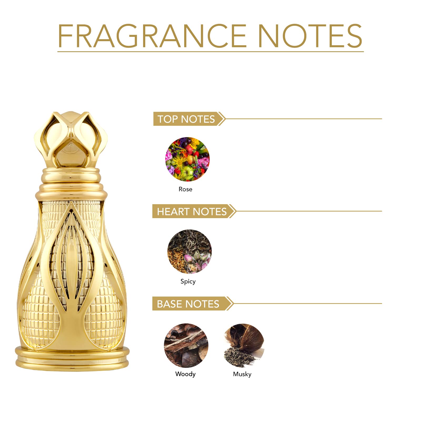 AJMAL Khofooq Premium Concentrated Perfume Oil - Woody Oudh Scent, Alcohol-Free Attar (18ml) for Men & Women | Long-Lasting Fragrance for Date Nights, Special Occasions & Daily Wear + FREE Perfume Tester