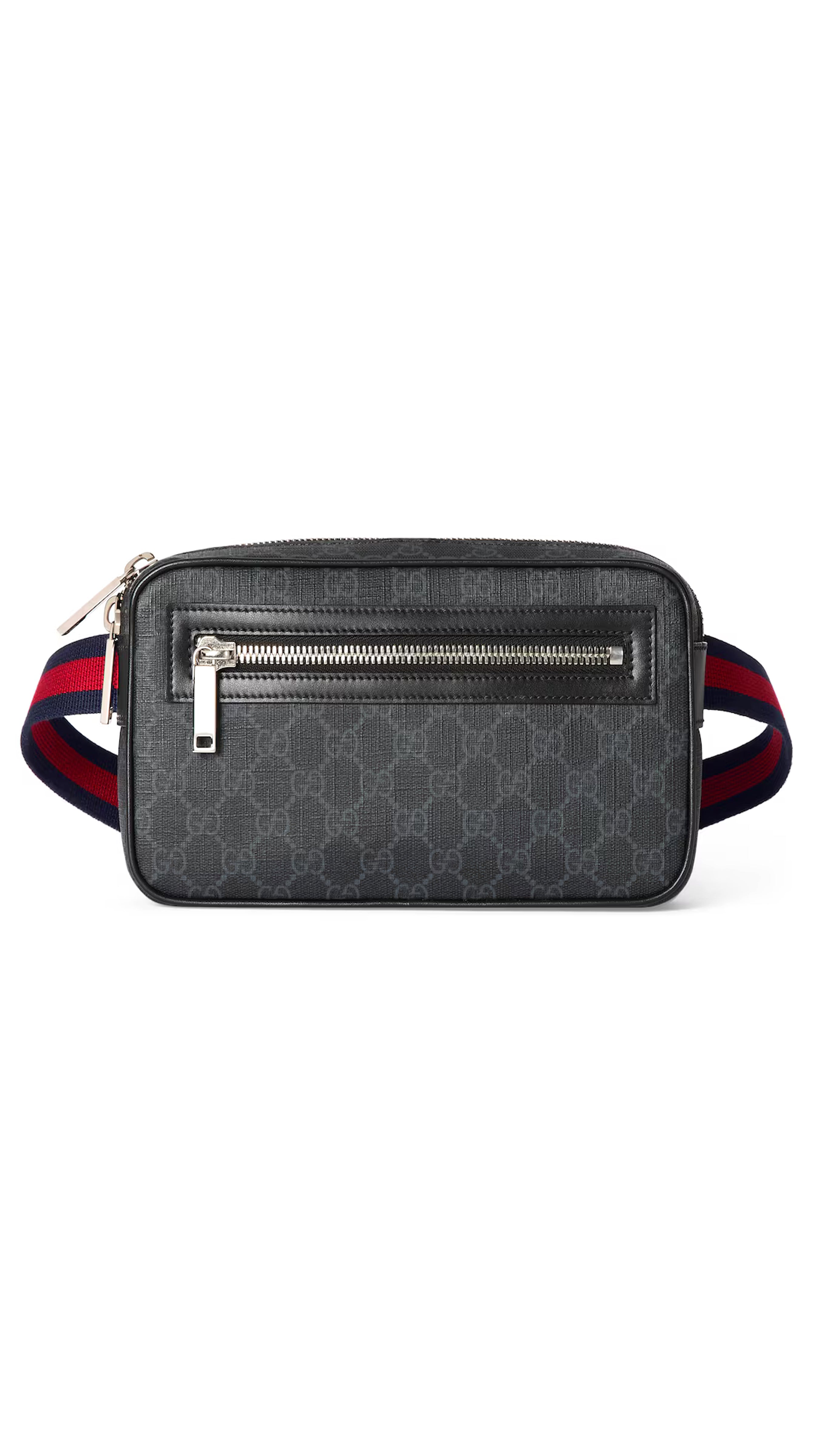 GG Black Small Belt Bag for Women & Men - Stylish Waist Pack for Running, Travel & Everyday Use