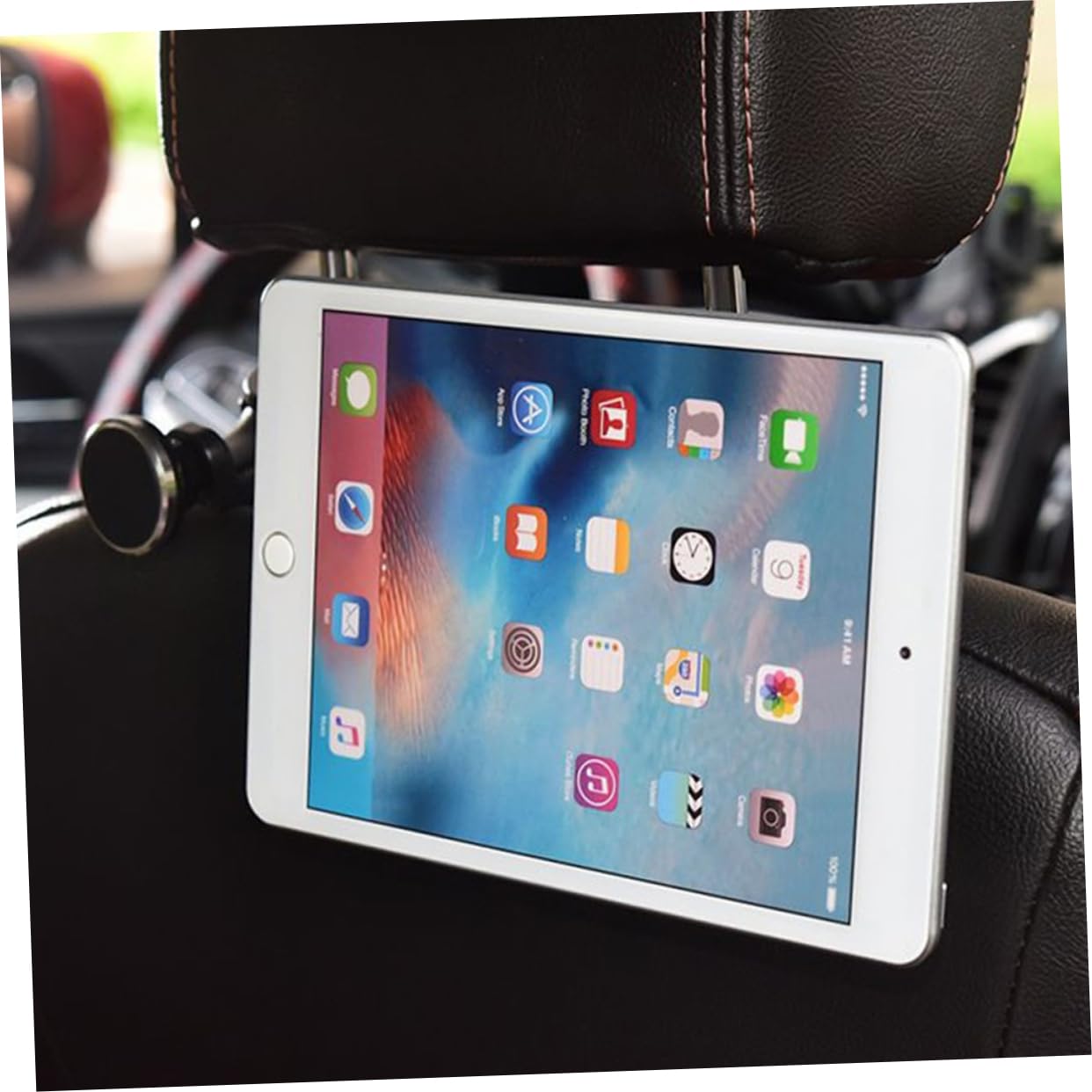 TOYANDONA Magnetic Car Phone Holder for Back Seat - 360° Rotatable Headrest Mount - Universal Cell Phone Stand for Kids & Adults - Perfect for Road Trips & Family Travel