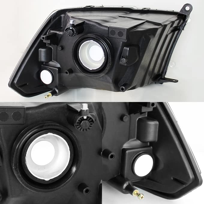 AKKON Black LED Headlights & Tail Lights Pair Set for 2009-2018 Dodge Ram 1500, 2010-2018 Ram 2500/3500 - Upgrade Your Truck Lighting for Night Driving & Off-Road Adventures
