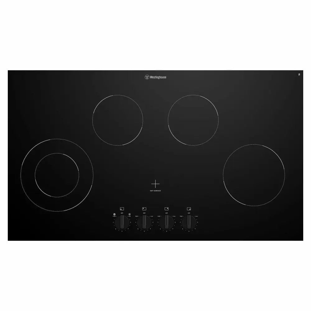 Westinghouse WHC942BC 90cm Ceramic Cooktop - 4 Zone Electric Stove Top with Touch Controls for Modern Kitchen Cooking | Perfect for Baking, Boiling & Searing