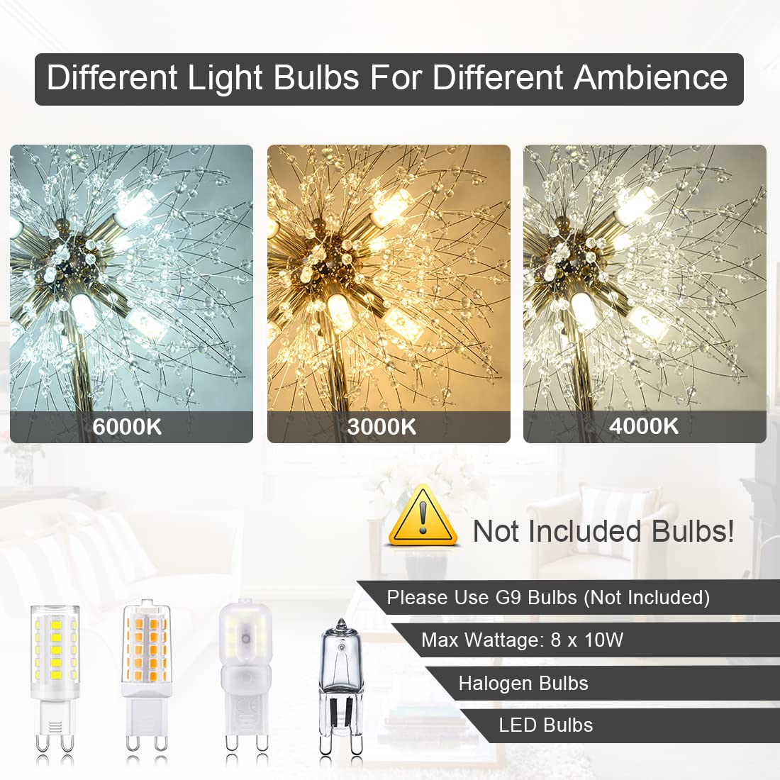 69 Inch Crystal Floor Lamp - Modern LED Standing Lamp with K9 Crystal, Gold Finish Metal Tall Pole Lamp with Foot Switch for Living Room, Bedroom, Office | Elegant Lighting for Home Decor, Reading Nook & Cozy Spaces