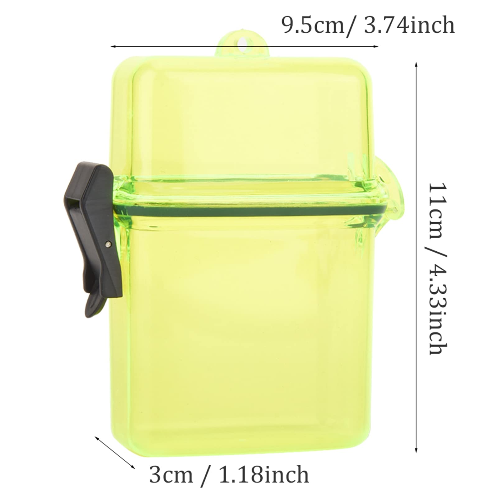 **Keenso Waterproof Diving Dry Box – Transparent Plastic Seal Container with Rope Hook (3 Colors) – Ideal for Scuba Diving, Snorkeling, Beach Trips & Outdoor Adventures**