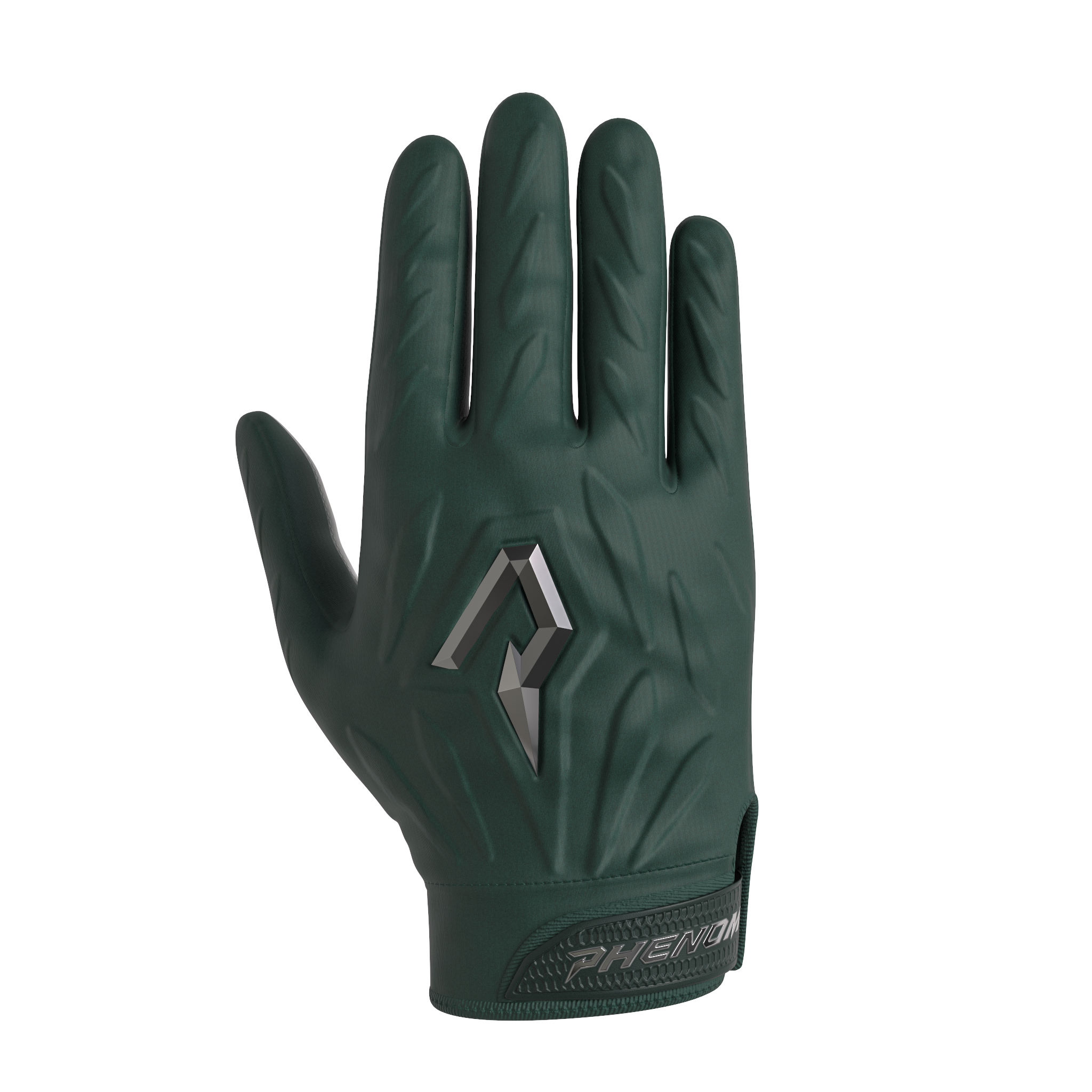 Phenom Elite Quantum Fierce Adult Padded Football Gloves - Team Colors | Touchscreen Grip for Training & Games | Perfect for NFL, College & High School Football Players
