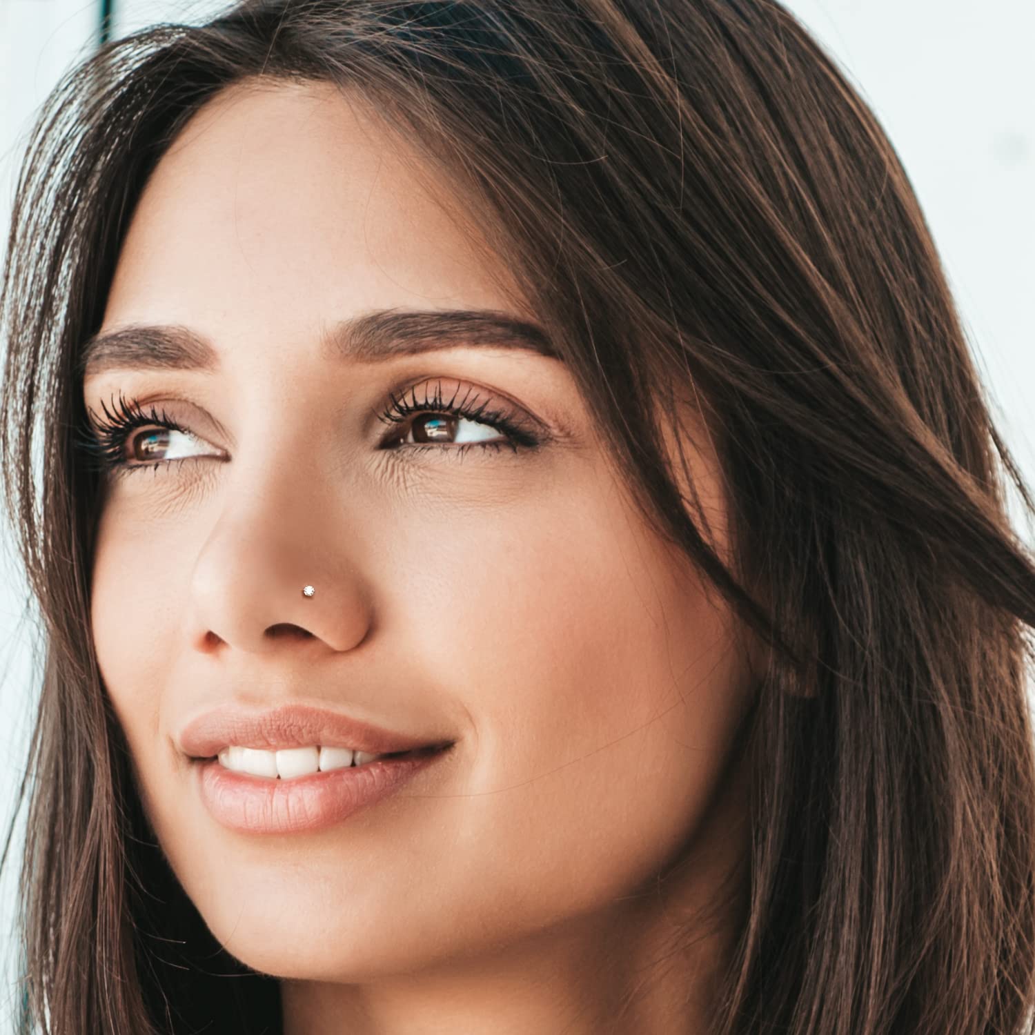 HighSpark 92.5 Sterling Silver Nose Pin for Women | Simple & Elegant Nose Piercing Jewelry for Women & Girls | Perfect Gift for Birthday, Anniversary & Special Occasions | Everyday Wear & Party Accessories