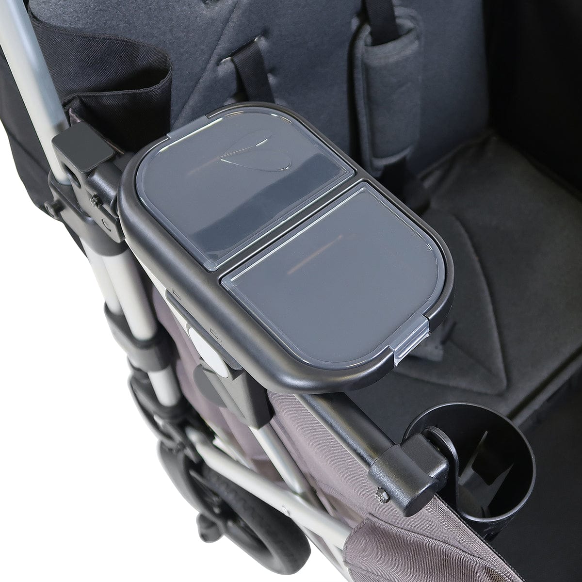 Larktale Snack Tray (2 Pack) - Durable Kids Snack Holder for Car Seats, Strollers & High Chairs - Perfect for Road Trips, Baby Feeding & Travel Accessories
