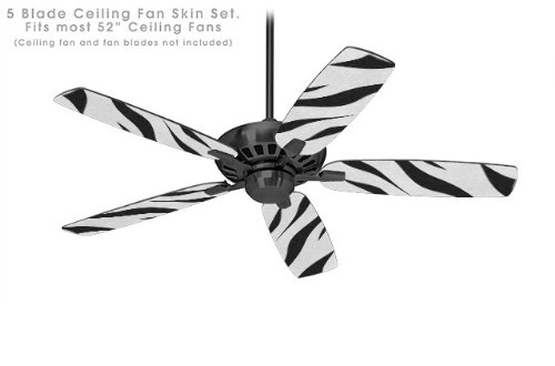 Zebra Ceiling Fan Skin Kit 52 Inch for Home & Office Decor