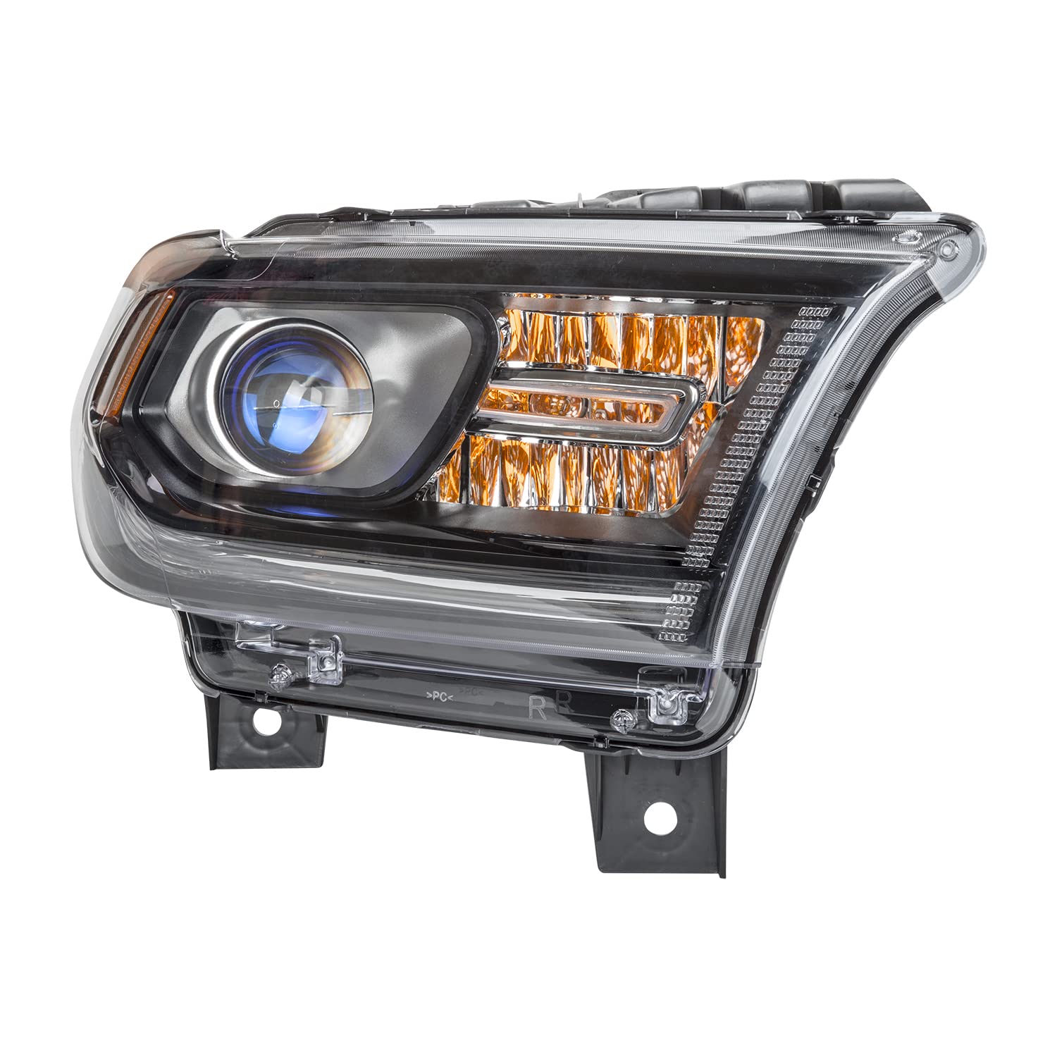 TYC Right Headlight Assembly Compatible with 2014-2015 Dodge Durango - Replacement Headlamp for Improved Night Visibility - Perfect for Off-Roading, Night Driving & Vehicle Maintenance