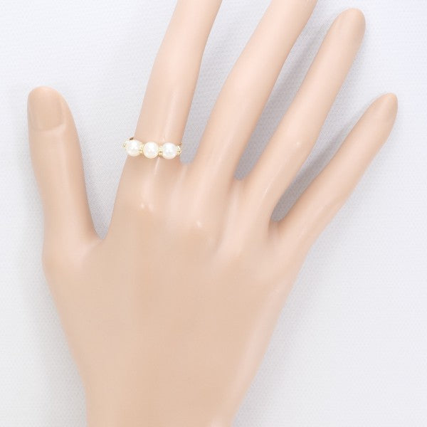 18K Yellow Gold Pearl Ring for Women - Elegant Pearl Jewelry for Engagement, Wedding & Special Occasions