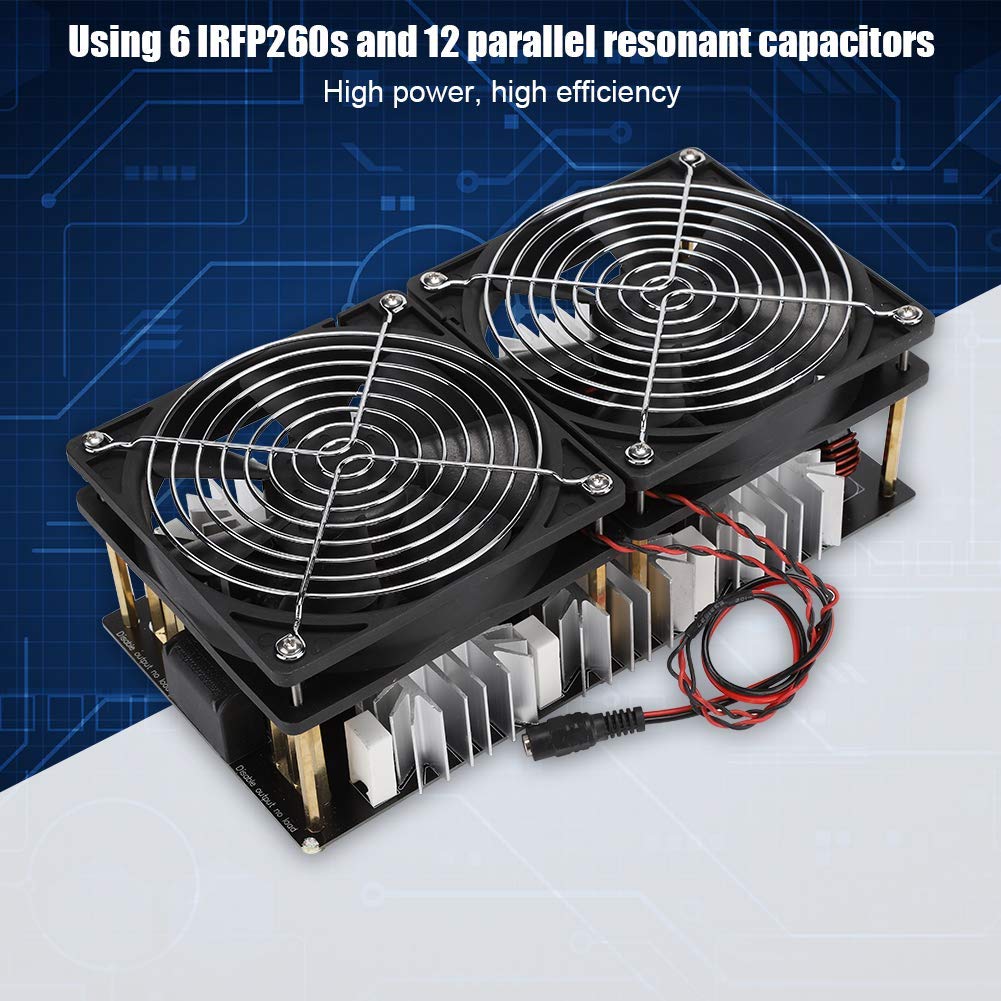 12V-48V 2500W High Frequency Induction Heater Kit - ZVS Zero Voltage Switching Induction Heating Board Module with Flyback Driver - Perfect for Metal Forging, Jewelry Making, and DIY Electronics Projects