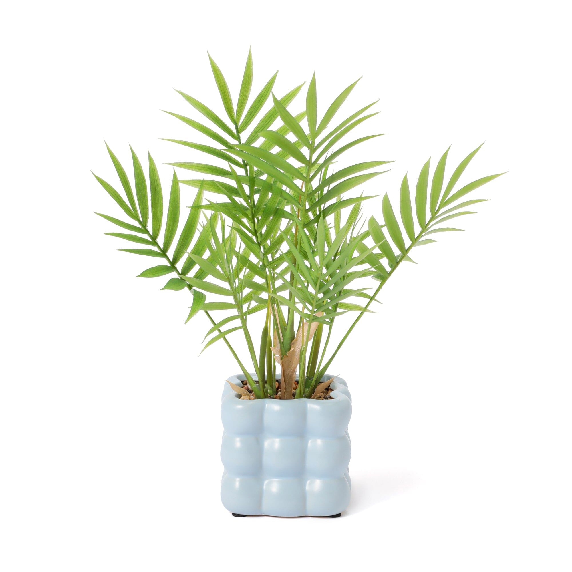 Art Green & Pot Palm - Artificial Palm Plant in Decorative Pot for Home, Office, and Indoor Decor | Perfect for Living Room, Bedroom, or Workspace Greenery