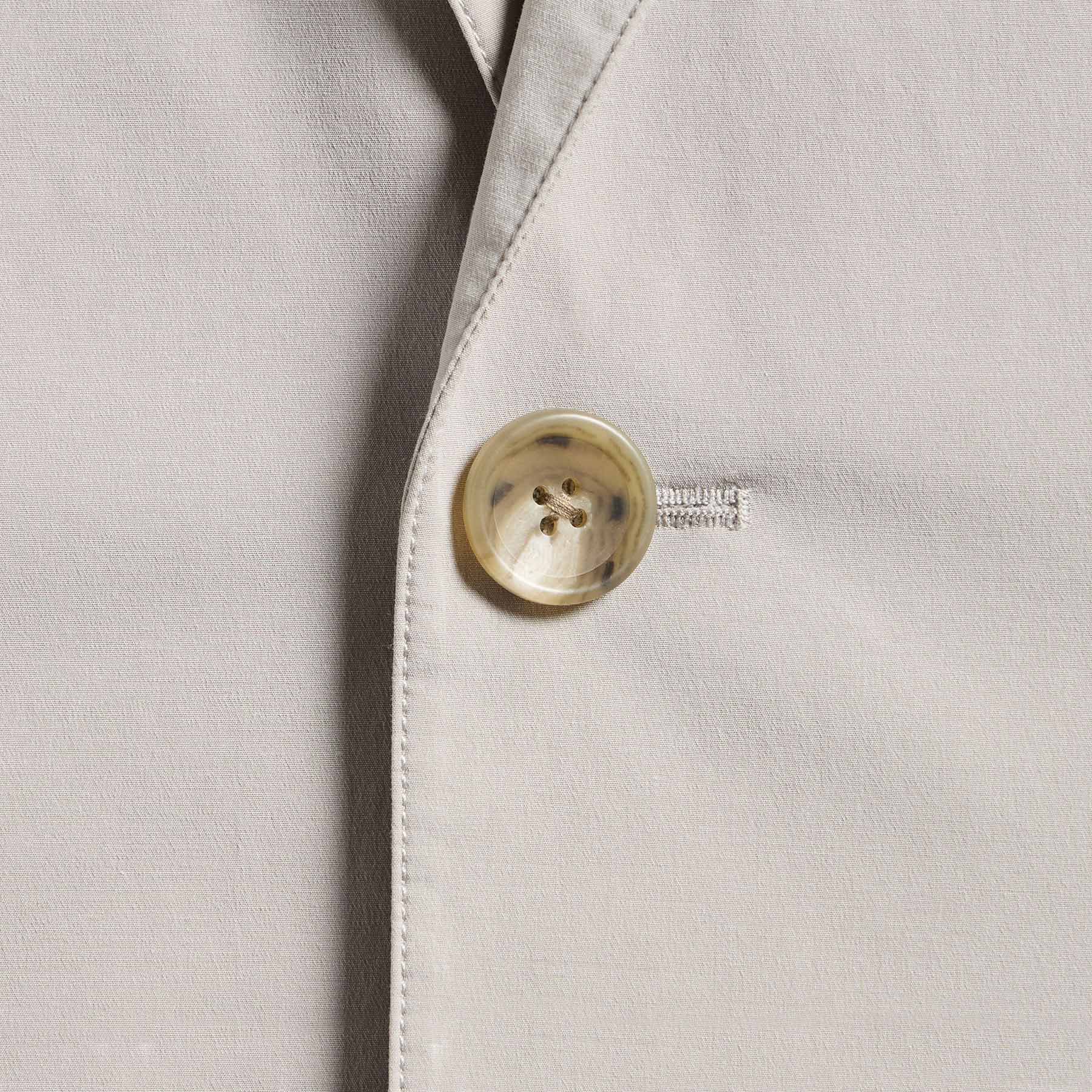 Light Tan Cotton Poplin Blazer for Women - Classic Tailored Jacket for Office, Business Meetings & Formal Events