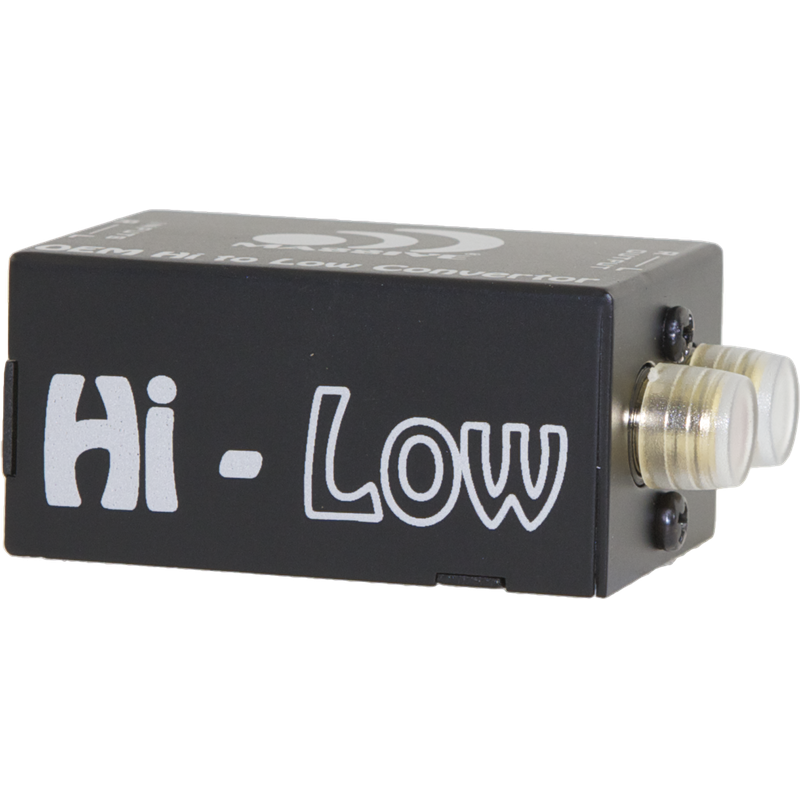 2 Channel Hi-Low to RCA Converter - Car Audio Signal Adapter for Amplifiers & Subwoofers | Perfect for Upgrading Car Stereo Systems