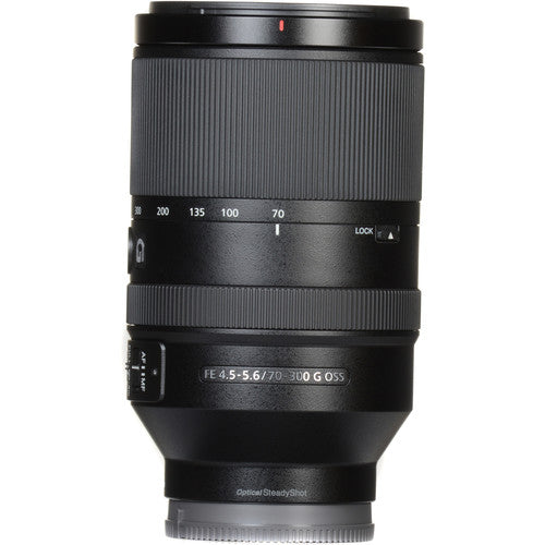 Sony FE 70-300mm f/4.5-5.6 G OSS Full Frame Telephoto Zoom Lens for Portrait, Wildlife & Sports Photography - Compatible with Sony E-Mount Cameras