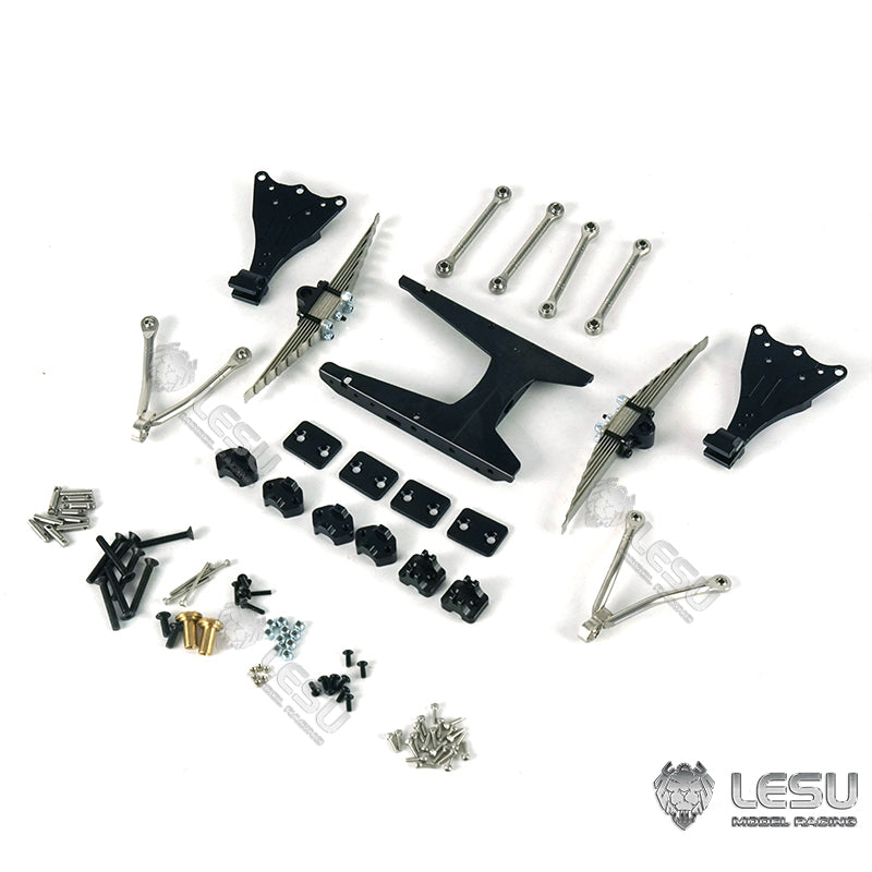 9MM Raised Metal Rear Suspension for 1/14 Scale LESU Differential Axles - DIY Upgrade for TAMIYA Tractor Dump Truck - Perfect for Off-Road RC Models and Heavy-Duty Hauling Scenarios