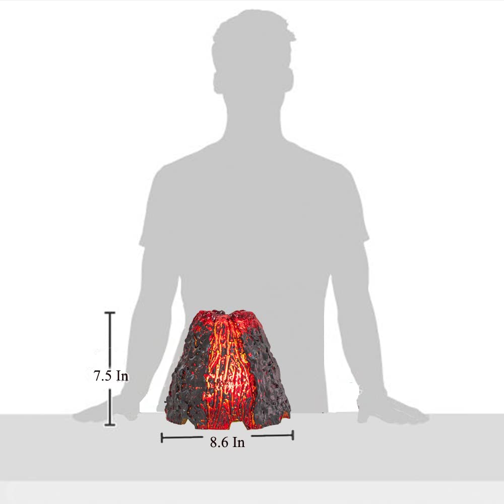 Volcano Ultrasonic Essential Oil Diffuser - Aromatherapy Humidifier for Home, Office, Bedroom | Perfect Gift for Women, Men, Kids | Relaxing Night Light & Room Decor (Use for Stress Relief, Yoga, Meditation & Better Sleep)