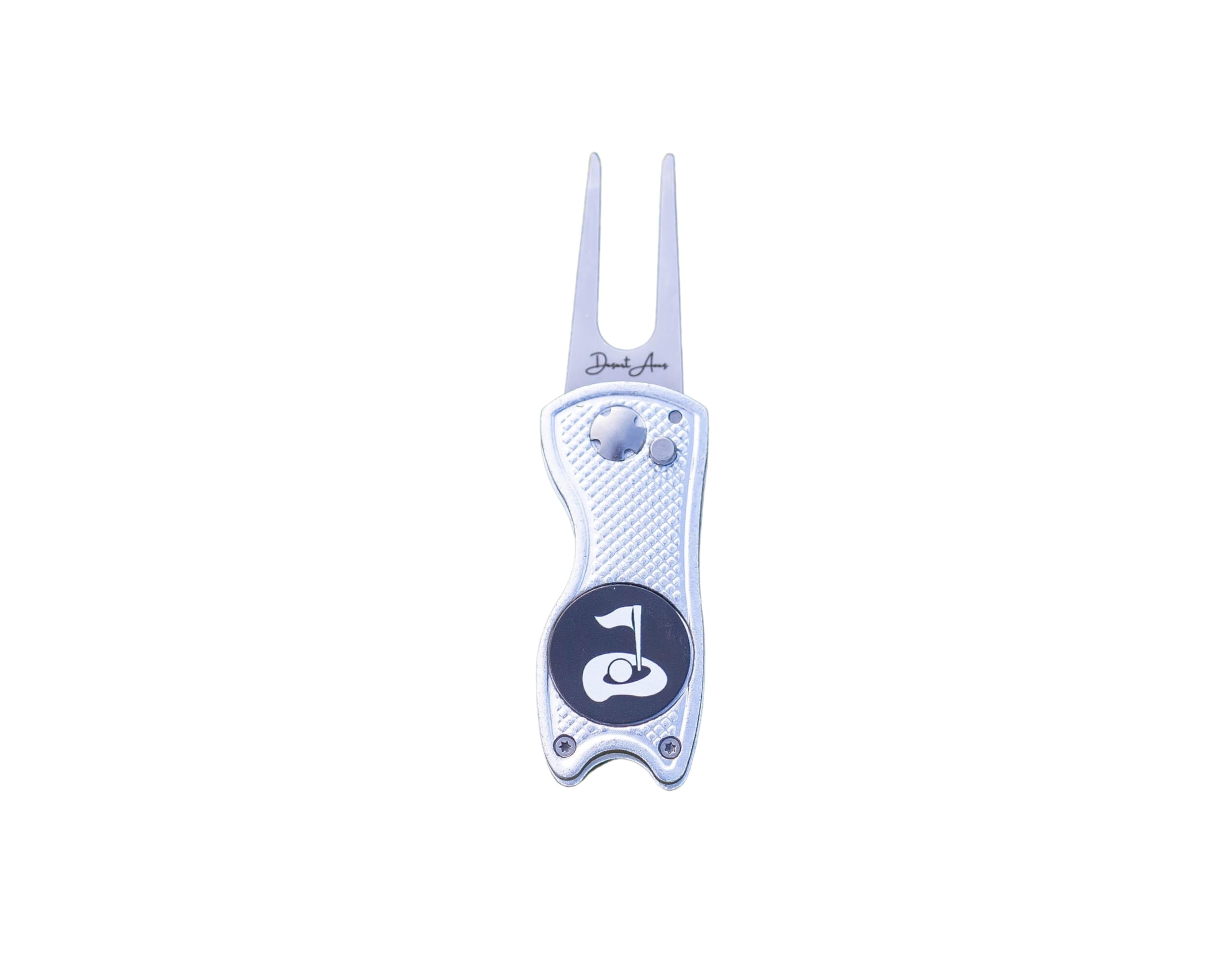 Metal Golf Divot Tool with Ball Marker & Club Holder - for Golf Course Repair