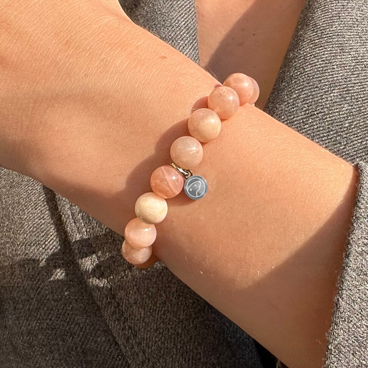 Sunstone Healing Crystal Bracelet for Women - Natural Gemstone Jewelry for Energy, Positivity & Chakra Balancing | Perfect for Meditation, Yoga & Spiritual Gifts