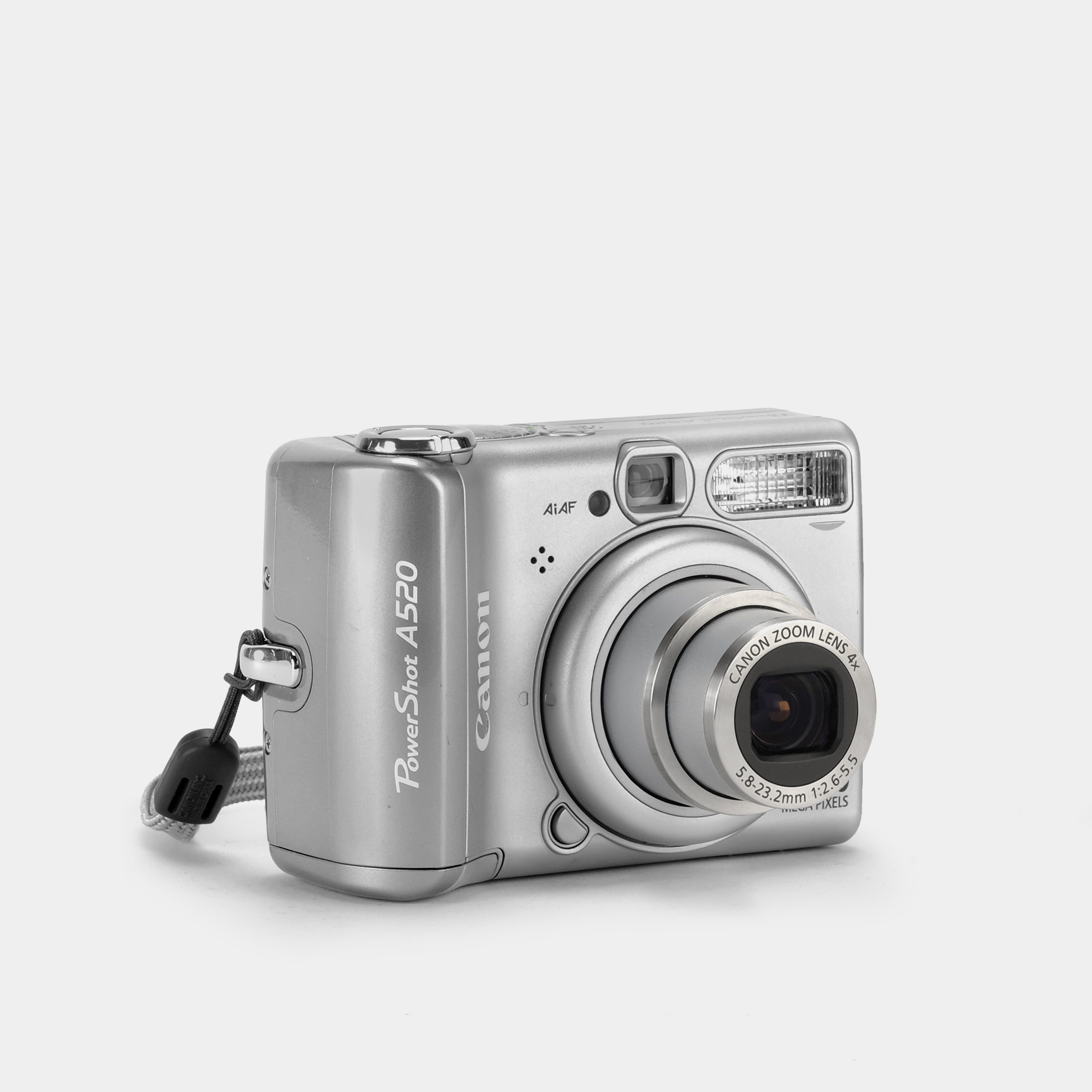 Canon PowerShot A520 Digital Camera - 4MP, 4x Optical Zoom, Compact Point & Shoot for Travel, Family Photos & Everyday Use