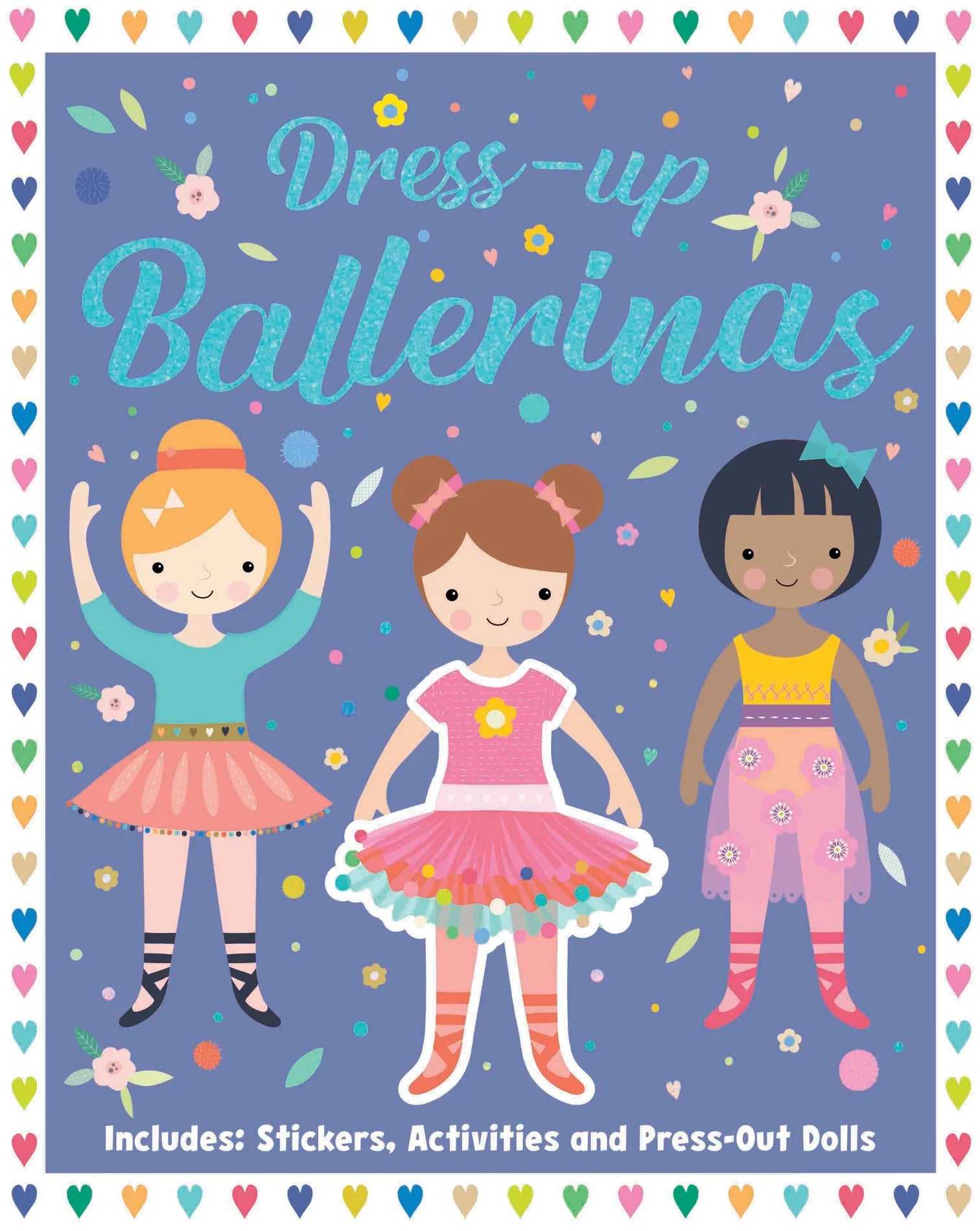 Ballerina Dress-Up Activity Book for Kids - Fun & Creative Ballet-Themed Coloring & Sticker Play | Perfect for Birthday Gifts, Party Favors & Rainy Day Activities