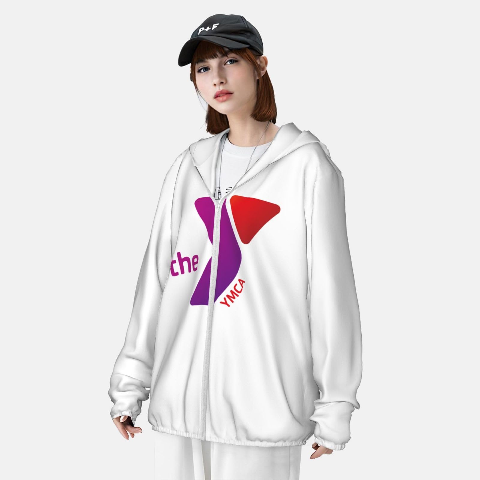 Unisex Sun Protection Zip-Up Hoodie for Men & Women - UPF 50+ UV Blocking Outdoor Jacket for Hiking, Running, and Beach Activities