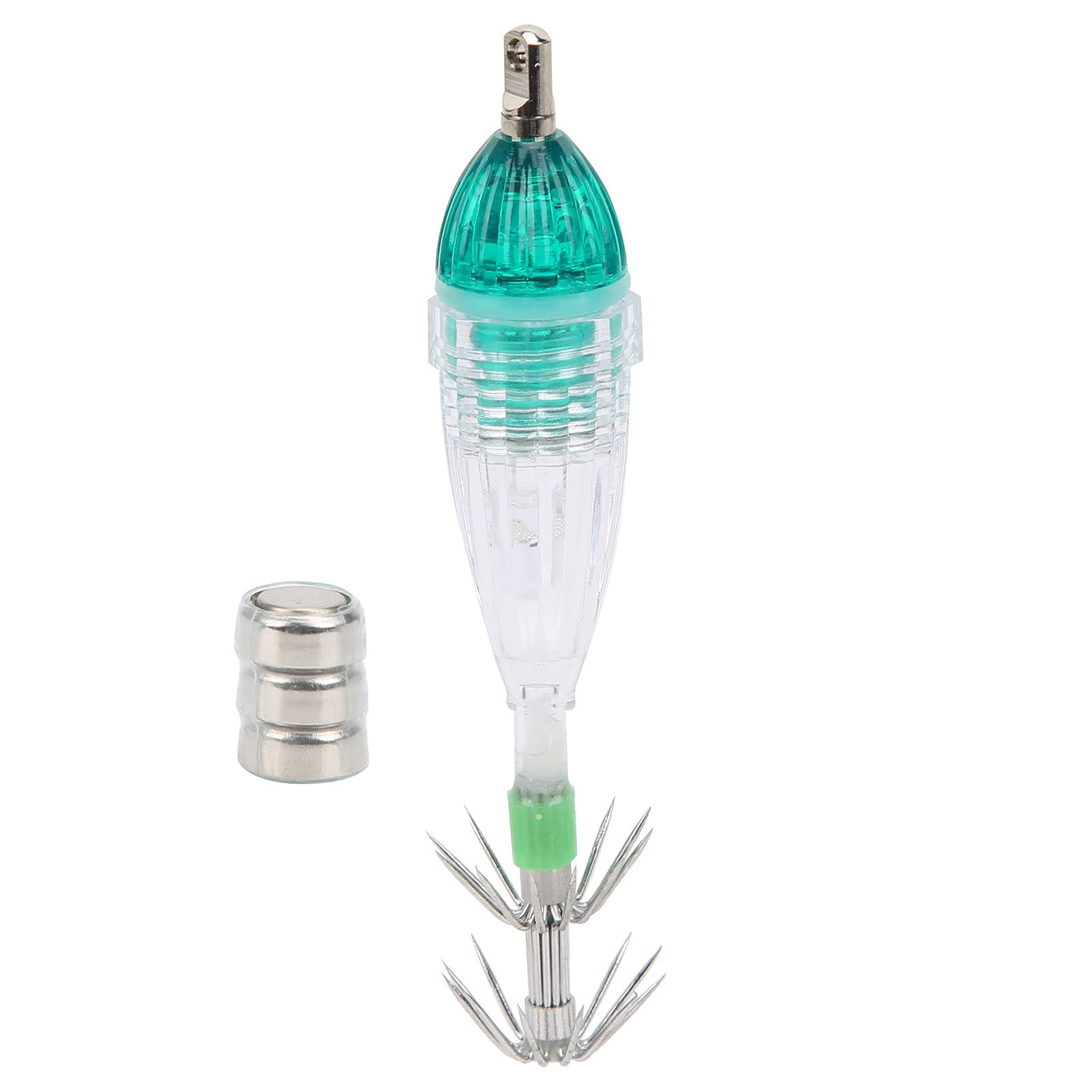 BALITY Underwater LED Fishing Light - Green Squid Lure Lamp for Night Fishing | Portable & Durable PE Polyester Design | Perfect for Deep Sea, Lake, and Shoreline Night Fishing Adventures