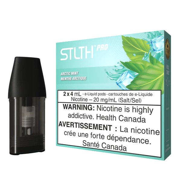 STLTH PRO Pods 4mL - Arctic Mint Flavor | Premium Vape Pods for STLTH Devices | Perfect for On-the-Go Vaping in Ontario
