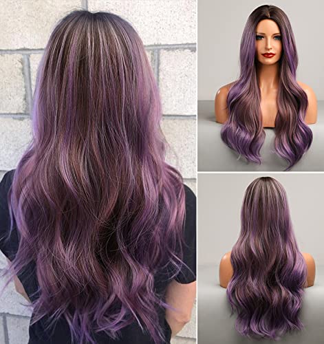 Platinum Blonde Ombre Lace Front Wig - Natural Looking Human Hair Wig for Women | Perfect for Cosplay, Parties & Daily Wear