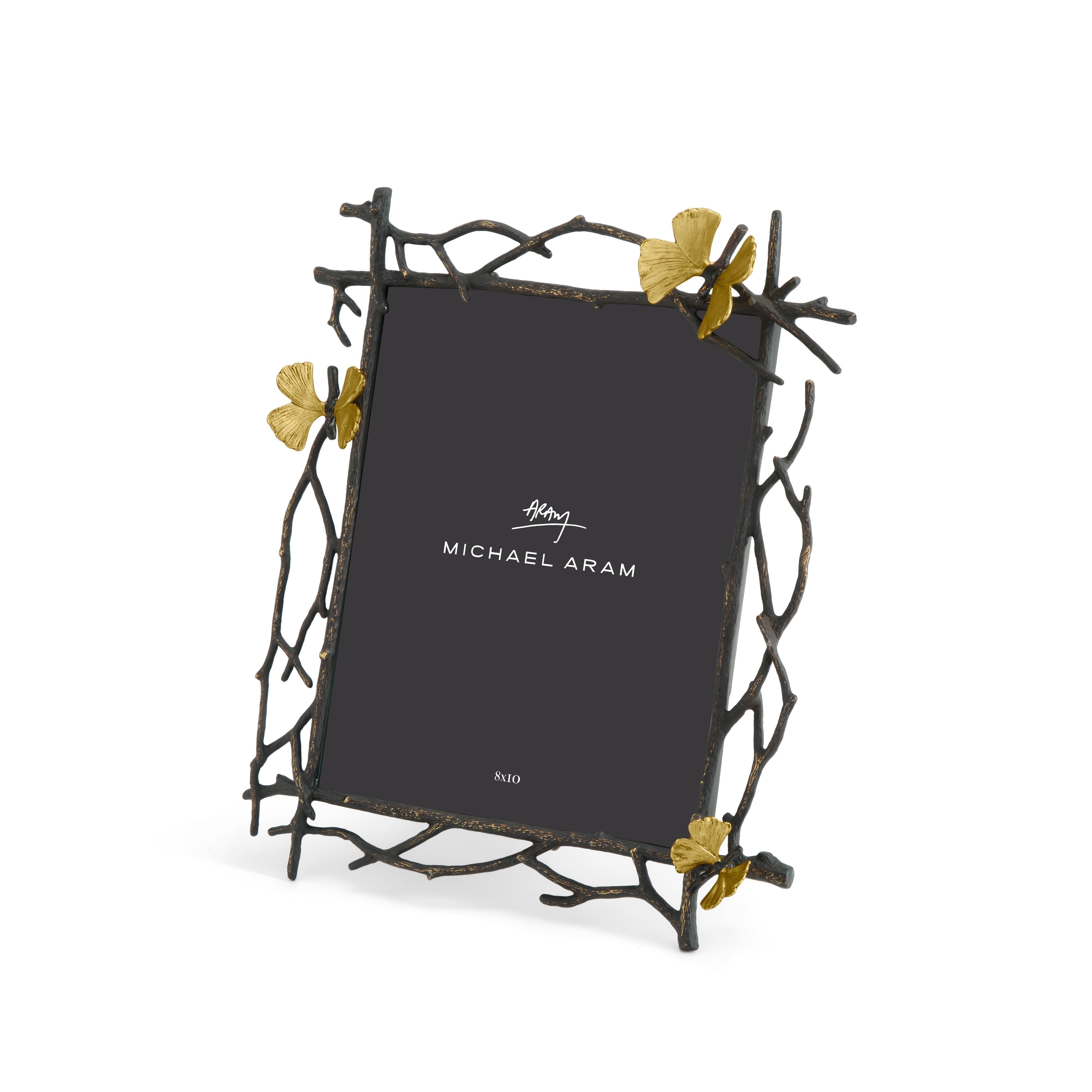 Butterfly Ginkgo Picture Frame - Elegant Home Decor for Wall Art, Photo Display, and Gift Giving - Perfect for Living Room, Bedroom, and Office Decorations