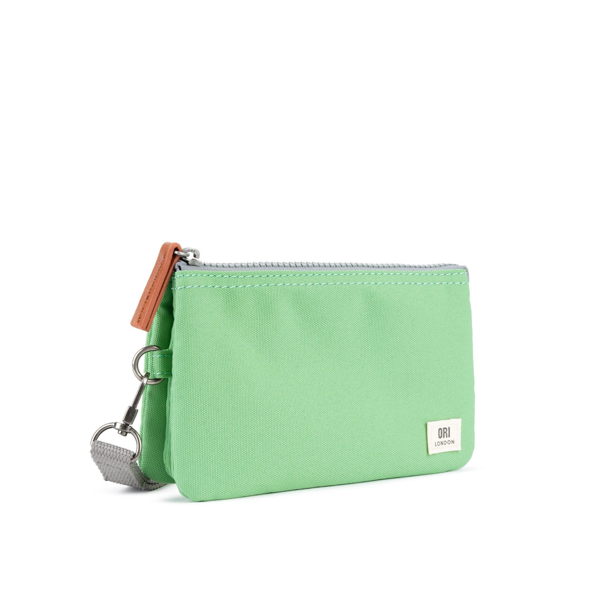 Eco-Friendly Carnaby Crossbody Bag with Adjustable Wrist Strap - Peppermint Recycled Canvas Tote for Women | Perfect for Shopping, Travel & Daily Essentials