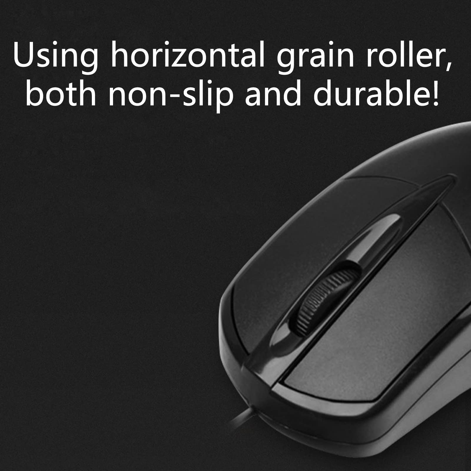 FUXIU USB Gaming Mouse - 1000DPI Ergonomic Optical Computer Mouse with 3 Buttons for PC, Laptop, Notebook | Perfect for Gaming, Office Work & Home Use