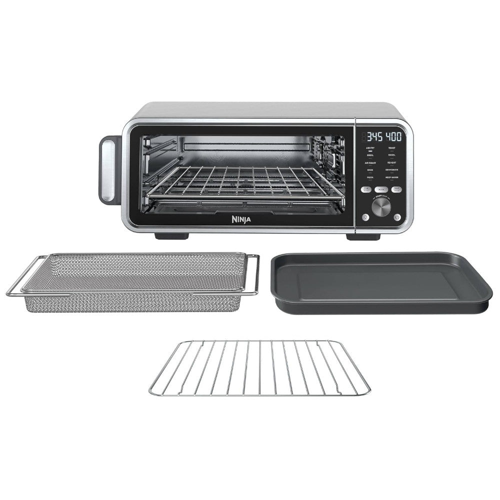 Ninja FT205CO Digital Air Fryer Pro 10-in-1 Countertop Oven with Home Essentials Warranty - Perfect for Baking, Roasting, and Air Frying at Home
